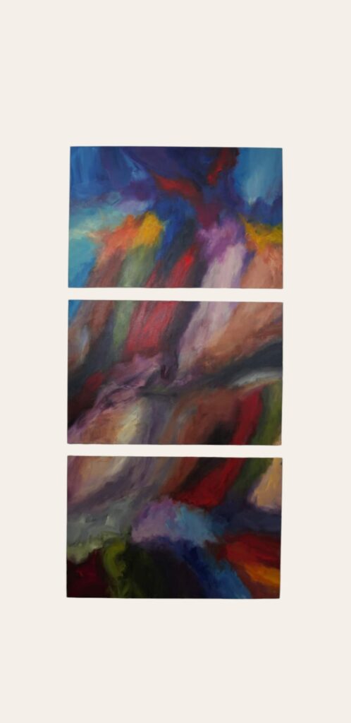 Songs of the Land - original painting by Palwasha