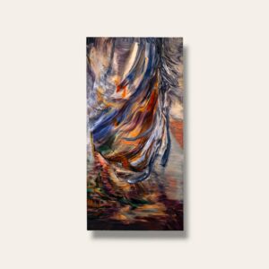 Stories in the Dust - original painting by Palwasha